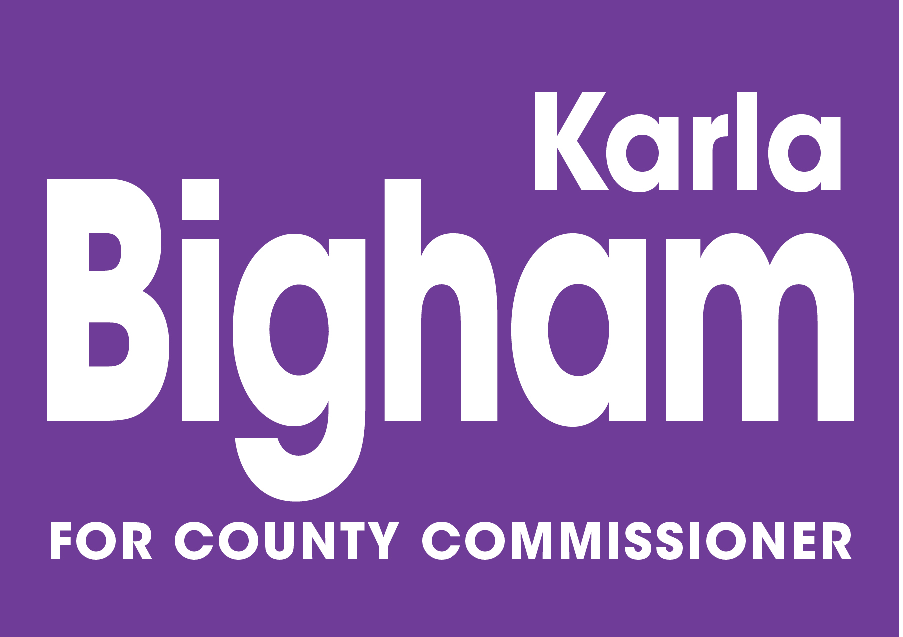Bigham Announces Run For Washington County Commissioner Karla Bigham